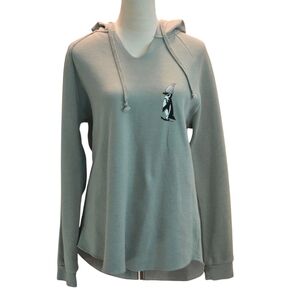 Independent Trading Company Hoodie Graphic Sweatshirt Light Sage Women size L